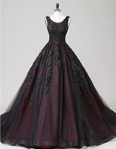 New burgundy and - and, black