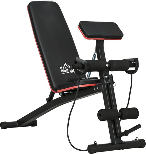 Foldable weight bench with leg - foldable,