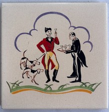 PILKINGTON 1950 HUNTING SCENE