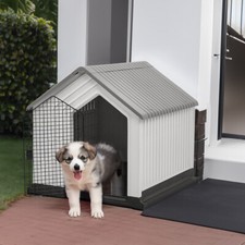 Pet Dog Kennel Plastic Cage