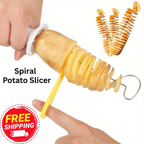 Spiral potato cutter hand - spiral,