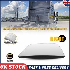 1x Right Driver Side Wide Angle Wing Mirror Glass For Volvo FH FM IV 2012+ UK