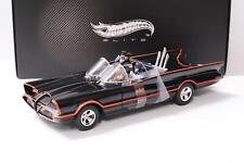 1:18 Hot Wheels Elite 1966 BATMAN Classic TV Series Batmobile With Batman + Robi