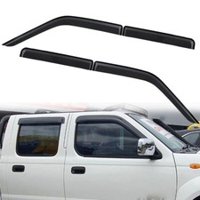 For Nissan Navara D22 1997-2005 Double Cab Wind Deflectors Rain Deflectors 4pc