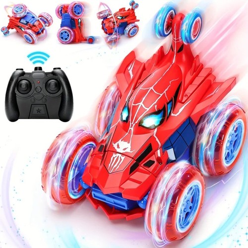Spiderman stunt car remote - rc,