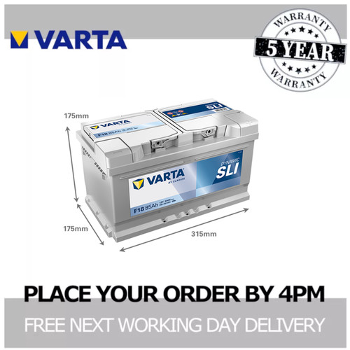 F18 car battery 12v varta - f18,