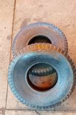 2x Tyre 15x6.00-6 Ride On Lawn