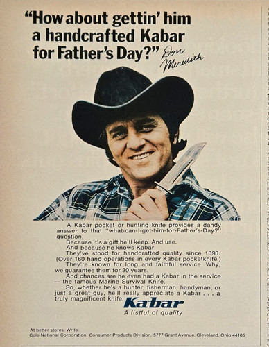 1972 kabar knife print don - kabar,
