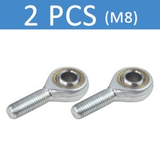 2PCS POS 6mm/8mm Rose Joint Male Rod End Bearing M6/M8 Right Hand RVH UK New-