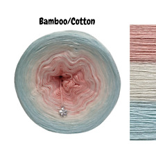 Bamboo/Cotton Yarn: 50/50 mix