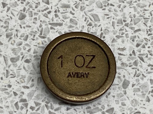 Vintage avery brass weight - avery,