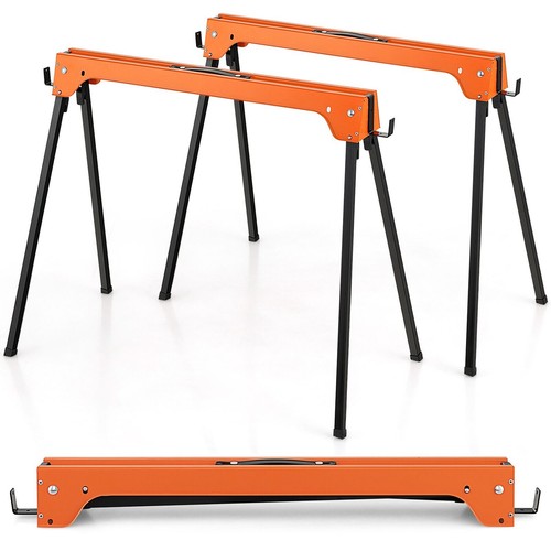 Pack folding sawhorses - 2-pack,