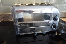 DUALIT 4 Slice/Slot Classic Vario AWS Toaster 40378 Polished Stainless Steel