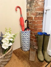 Ceramic blue palm tree