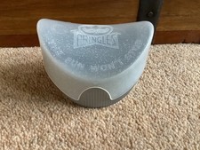 PRINGLES POP SNACK BOX LUNCH CONTAINER  SILVER GLITTER LID   1990's  VINTAGE