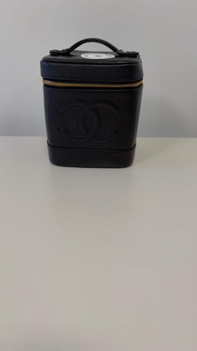 Chanel black caviar vanity - chanel,