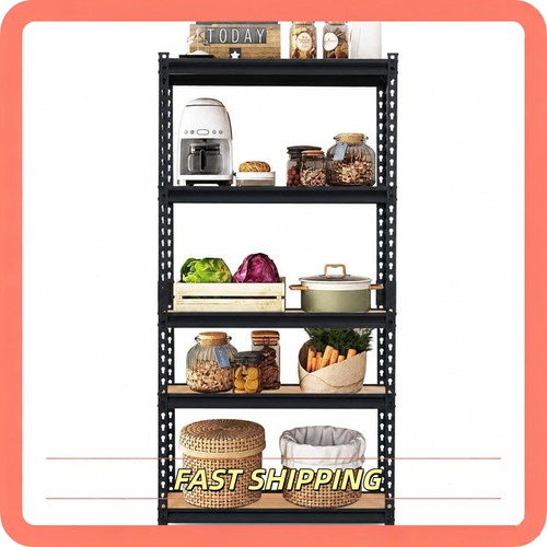 Metal shelving unit tier - metal,