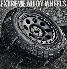 16" Black Steel Wheels Fits