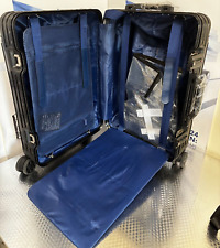 NEW METAL Rimwa style Aluminum Carry on Luggage, 20 Inch Cabin Suitcase black