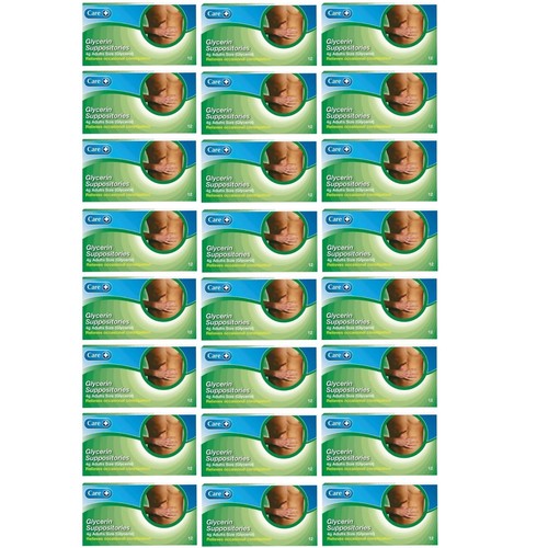 Care glycerin suppositories - glycerin,