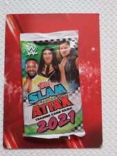 Unopened Pack of Topps WWE SLAM ATTAX 2021 Trading Cards WWF Wrestling