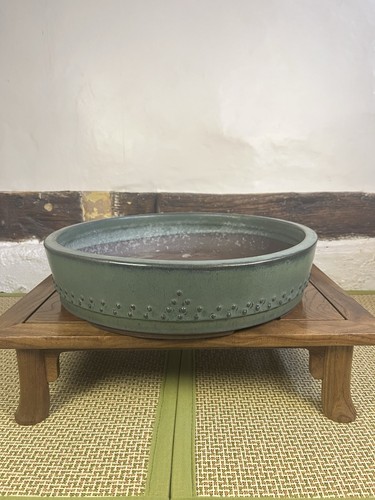 Aiba koyo bonsai pot green - bonsai,