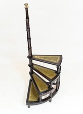 Regency Library Steps Spiral Ladder Mahogany