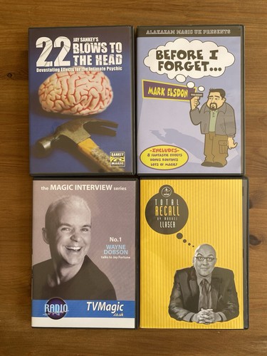 Magic mentalism dvds j - magic/mentalism,