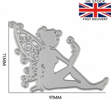 FAIRY Metal Die Cutter Fantasy Mythical Creature 1 Cutting Die 9.7cm w x 7.1cm h