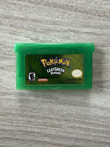 Pokémon leaf green - green, nintendo