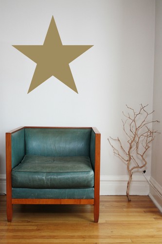 Large star vinyl wall art - large,