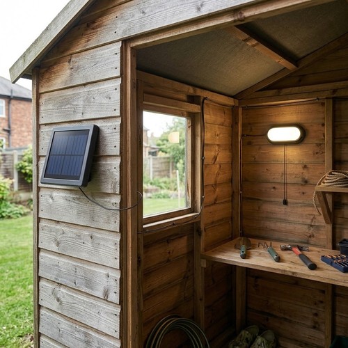 Solar shed light indoor - solar,