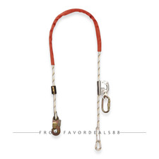 Adjustable Work Positioning Lanyard Arborist Climbing Tree Care Pruning 1.8m