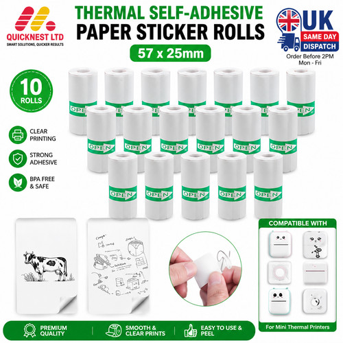 Thermal self adhesive paper - self-adhesive,