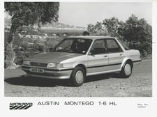 Austin Montego 1.6 HL Early 1984 Original UK Market Press Photograph Front 3/4