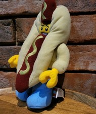 LEGO Minifigure,Hotdog Man, 6 In Plush Toy, . Good Condition