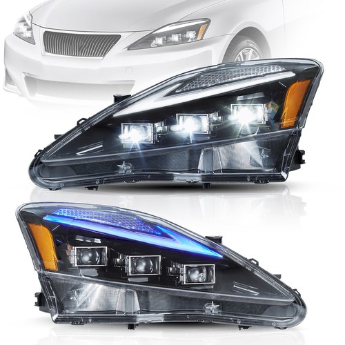 Vland amber led headlights - amber,