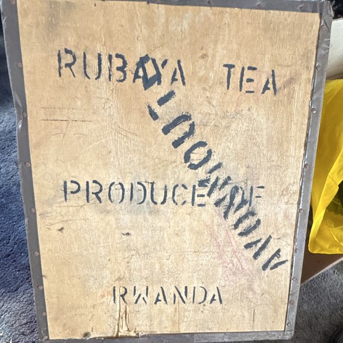 Vintage wooden tea shipping - vintage,