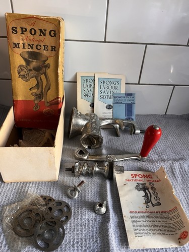 Spong vintage mincer - spong,