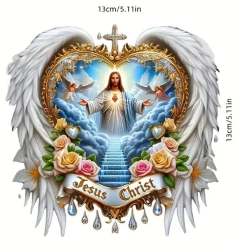 Jesus christ angel wings vinyl - jesus,