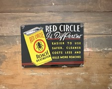 Porcelain Red Circle Roach