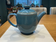 DENBY AZURE TEAPOT  STONEWARE