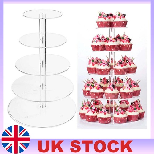 Tier clear round cupcake - 5,