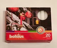 Angel Chimes Christmas Tree Candles - Pack of 20 - White - New