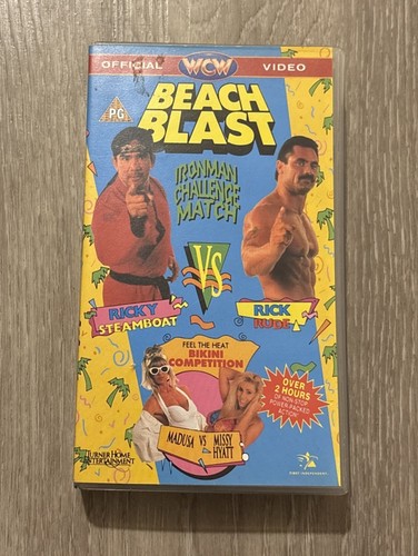 Wcw beach blast 1992 - wcw, vhs