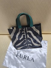 Furla Zebra Striped Leather