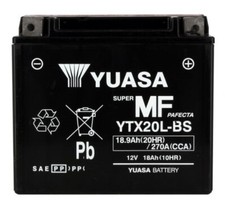 battery yuasa ytx20l-bs honda gl 1800 f6c valkyrie 2014 2015 2016