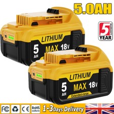 2X Battery For DEWALT DCB184