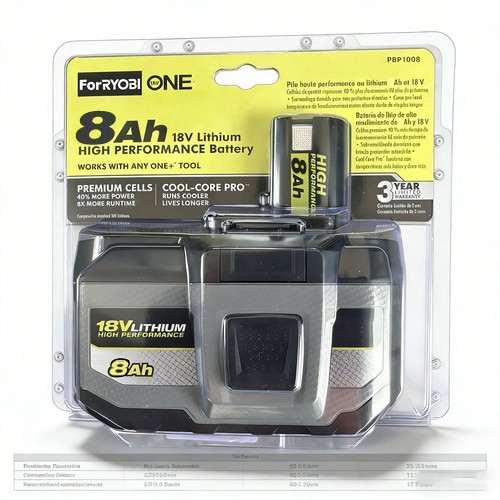 18v 0ah pack - 18v, lithium