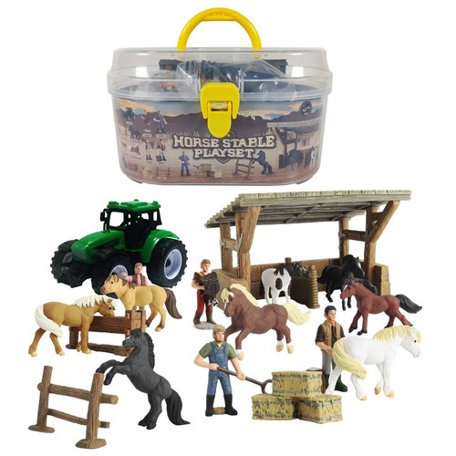 Horse toys stable - stable, playset
